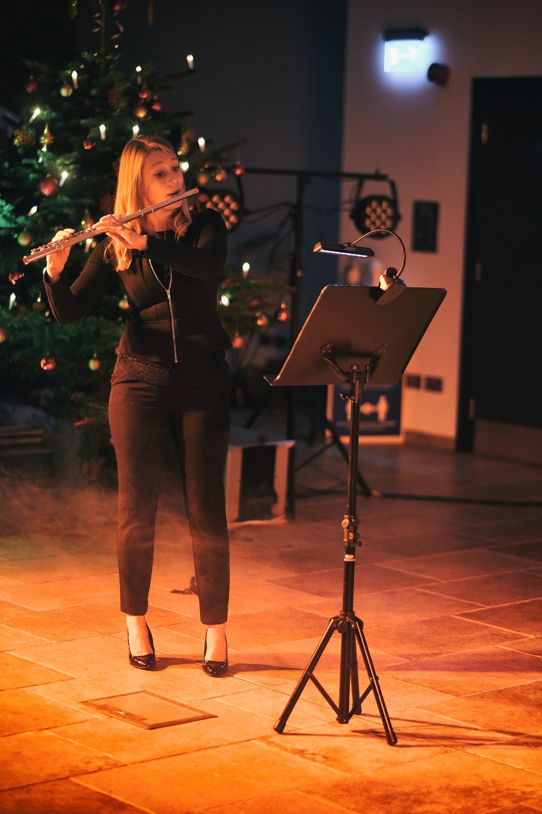 Camira Wind Trio perform during A Christmas Carol